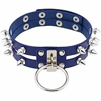 Mens Spiked Collar, Leather Spiked Collar