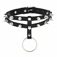 Studded Collar , Spiked Leather Collar